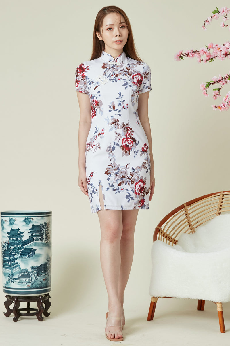 Xuan Dress (Floral) Dresses white-layers.com 