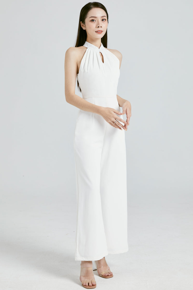 An Jumpsuit (White) Romper white-layers.com 