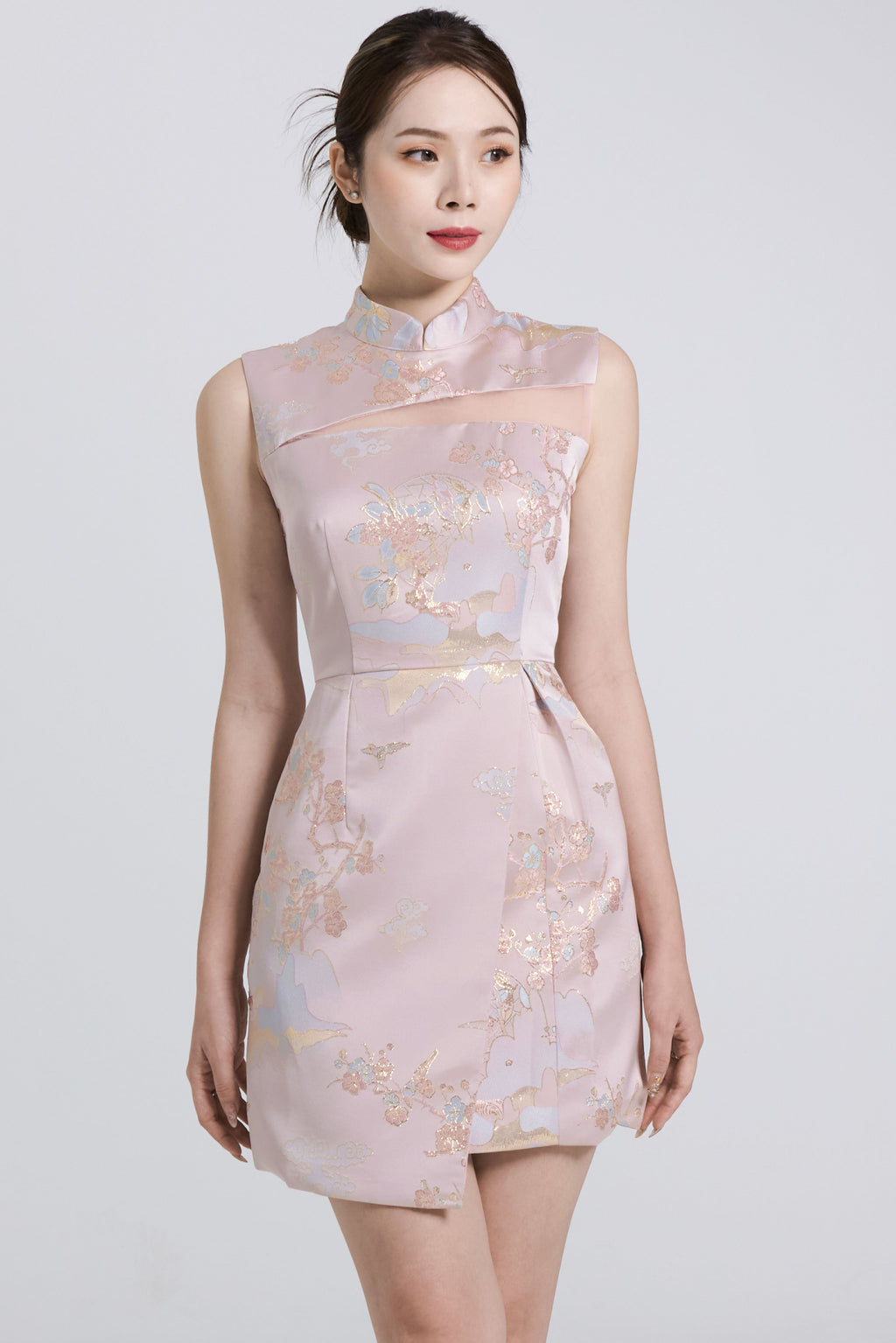 Yun Dress (Light pink) – White-Layers