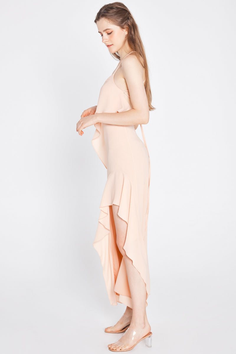 Blair Dress (Peach Nude) Dresses white-layers.com 