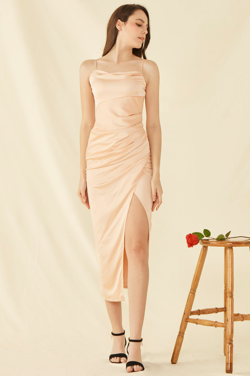 Jayne Dress (Peach Nude) Dresses white-layers.com 