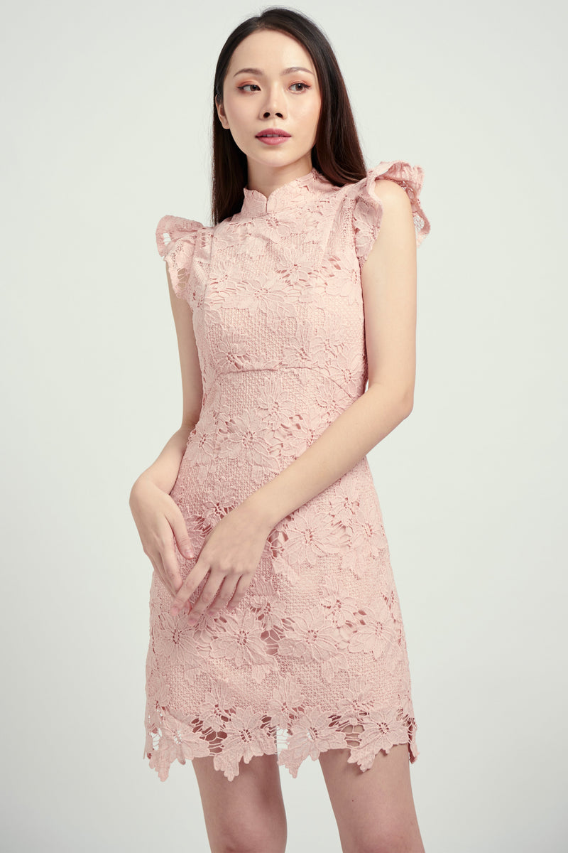 Zen Dress (Pastel Pink) Dresses white-layers.com 