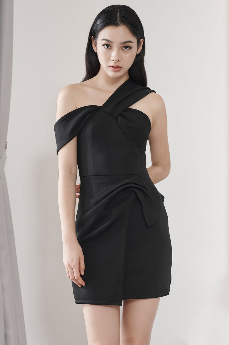 Trinity Dress (Black) Dresses white-layers.com 