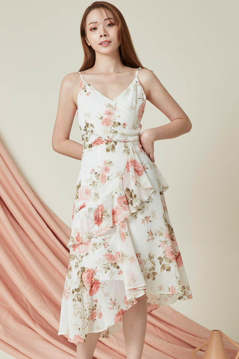 Valencia Dress (Floral) Dresses white-layers.com 