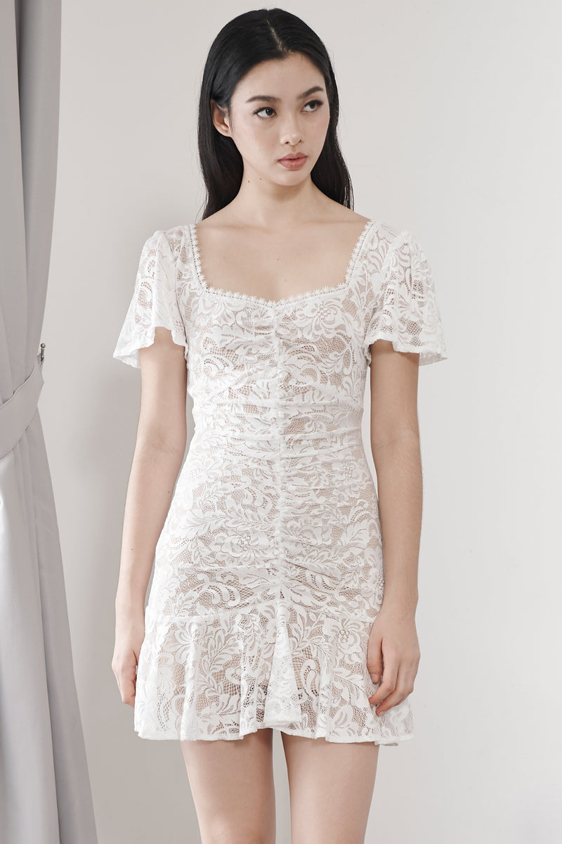 Verona Dress (White) Dresses white-layers.com 