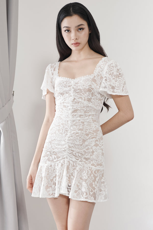 Verona Dress (White) Dresses white-layers.com 