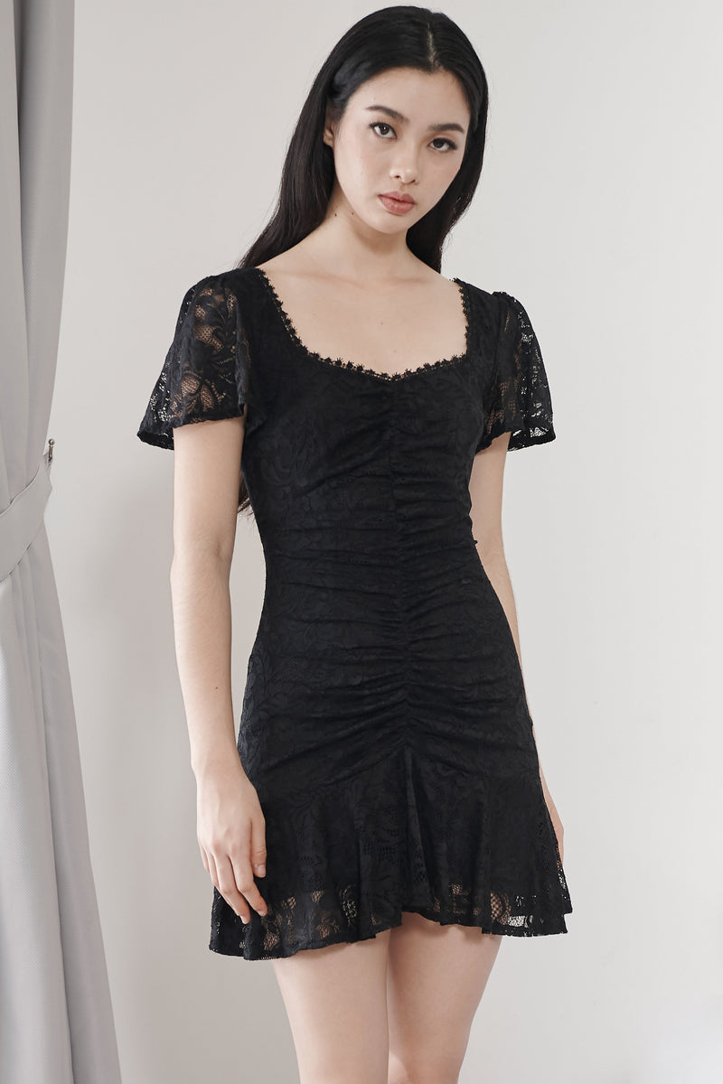 Verona Dress (Black) Dresses white-layers.com 