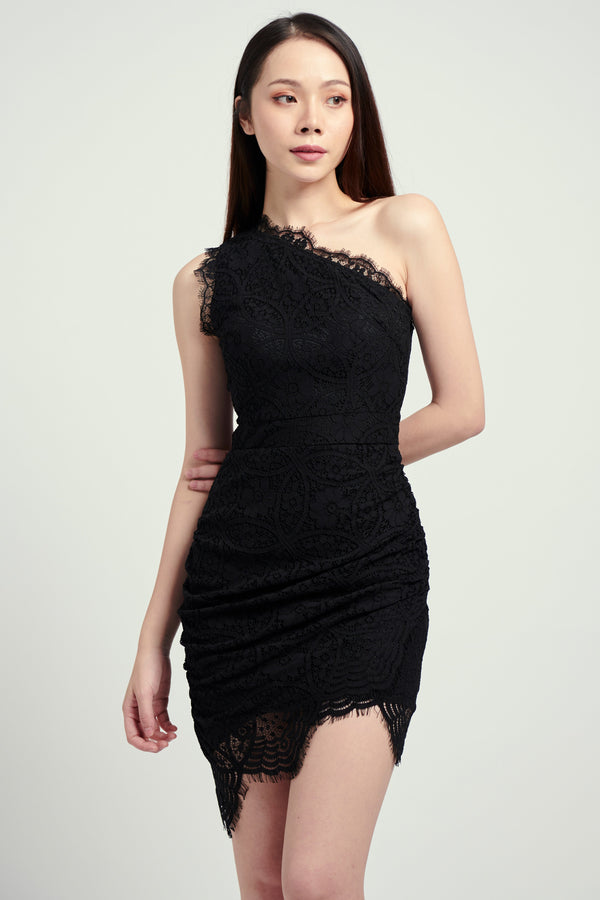 Rachel Dress (Black) Dresses white-layers.com 