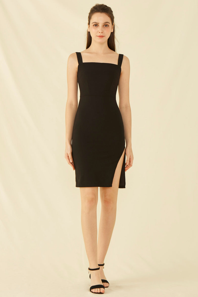Paige Dress (Black) Dresses white-layers.com 