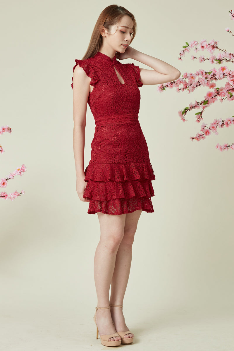 Kei Dress (Red) Dresses white-layers.com 