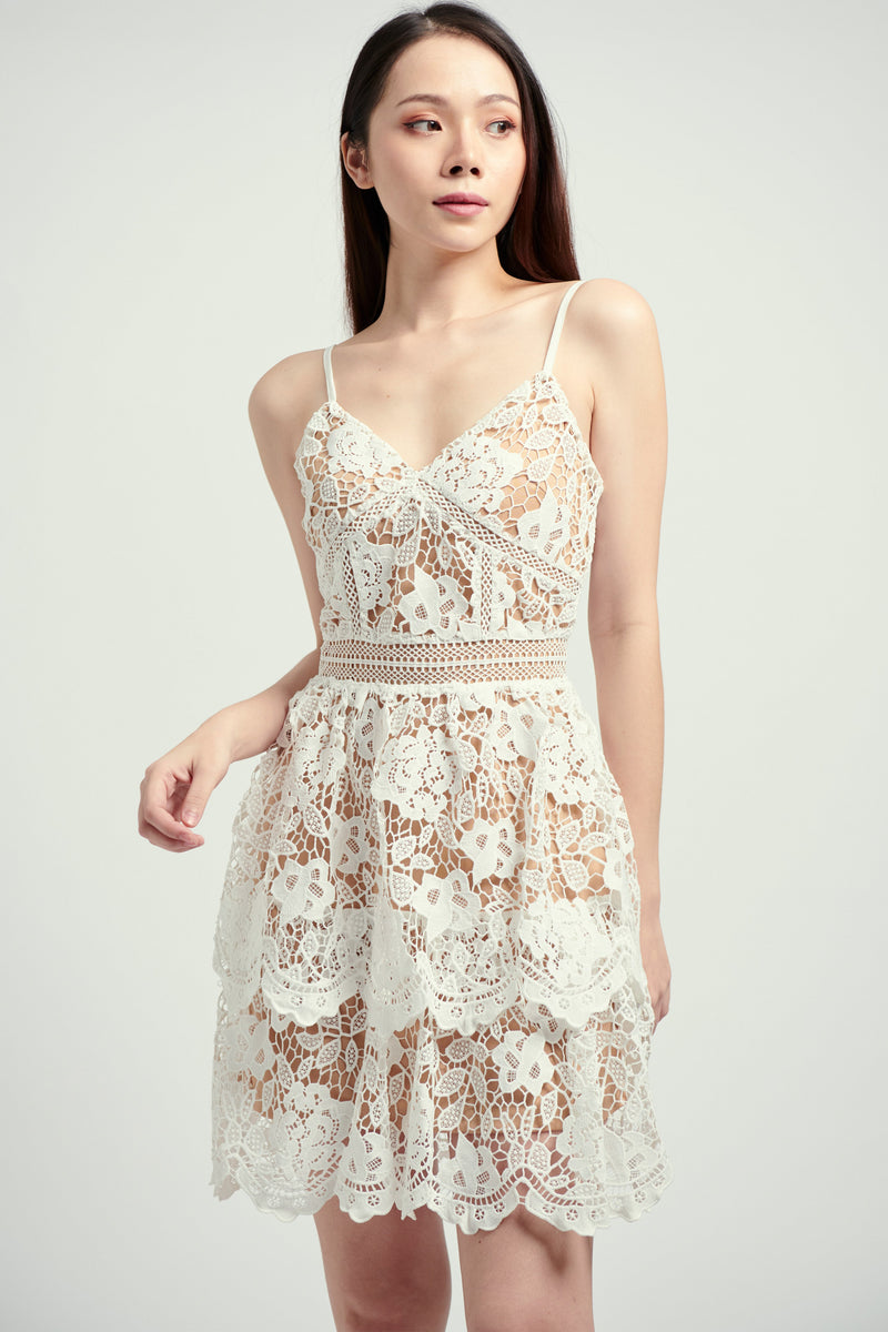 Kelly Dress (White) Dresses white-layers.com 