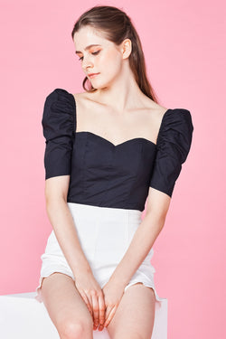 Olivia Top (Black) Tops white-layers.com 