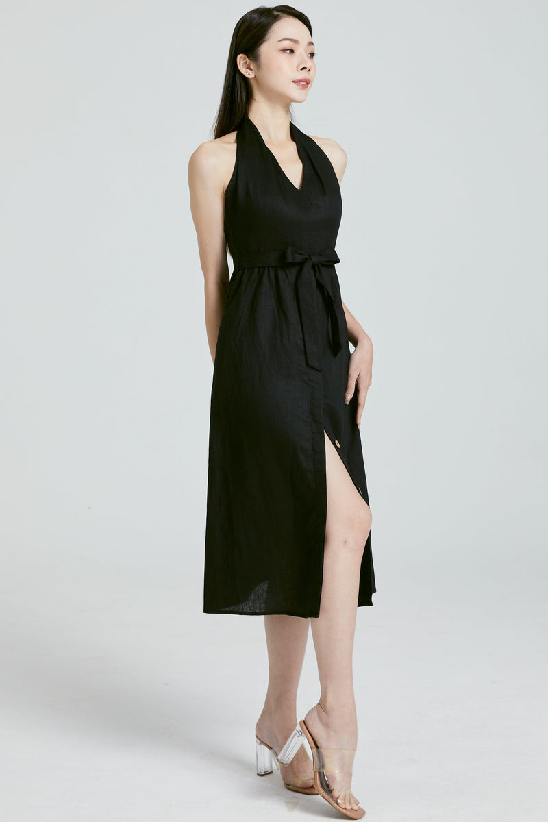 Monroe Dress (Black) Dresses white-layers.com 