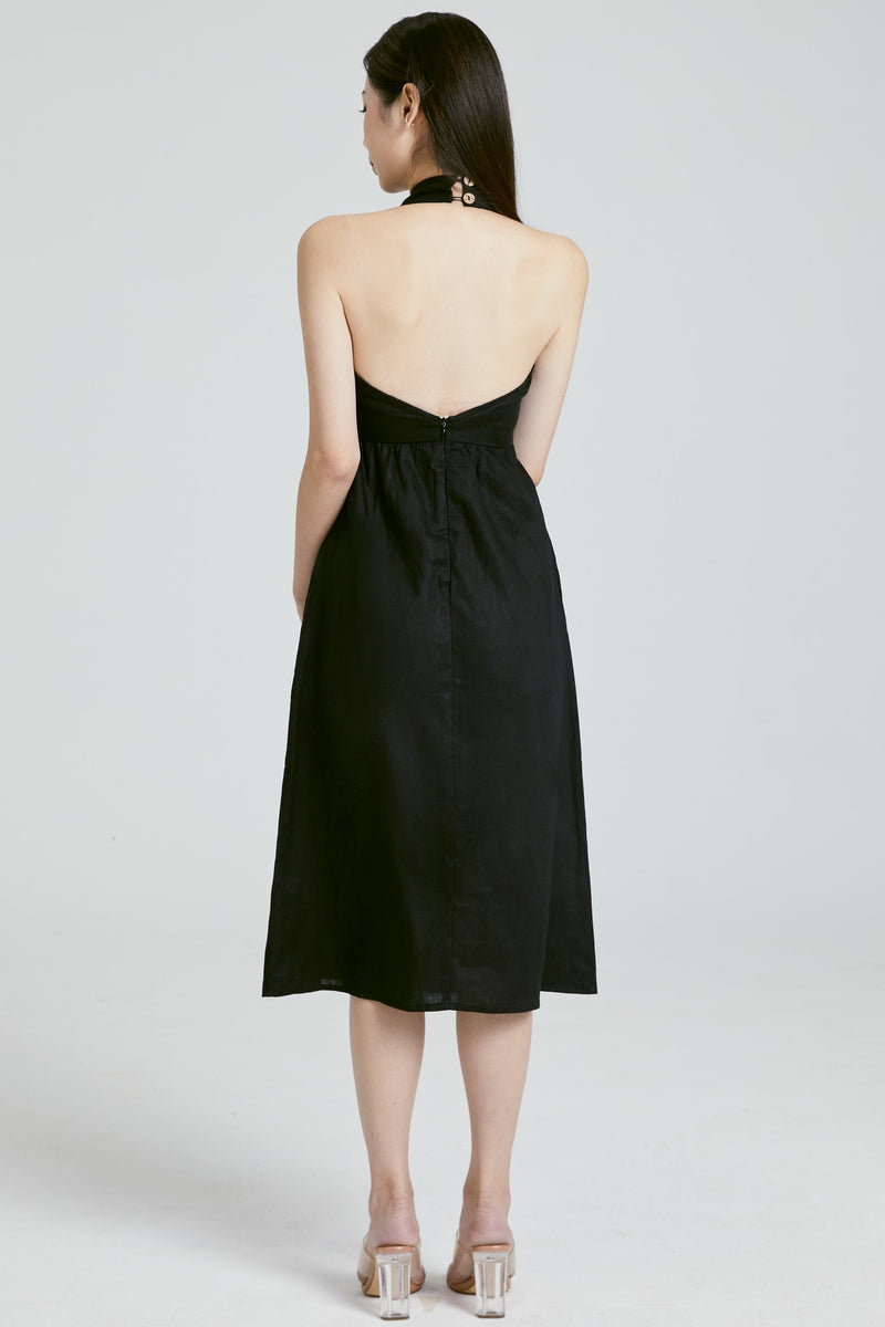 Monroe Dress (Black) Dresses white-layers.com 