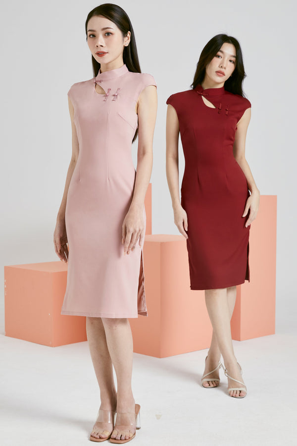 Xi Dress (Light Pink) Dresses white-layers.com 